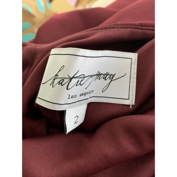 BHLDN Katie May Gwyneth One Shoulder Crepe  Dress - Picture 7 of 9